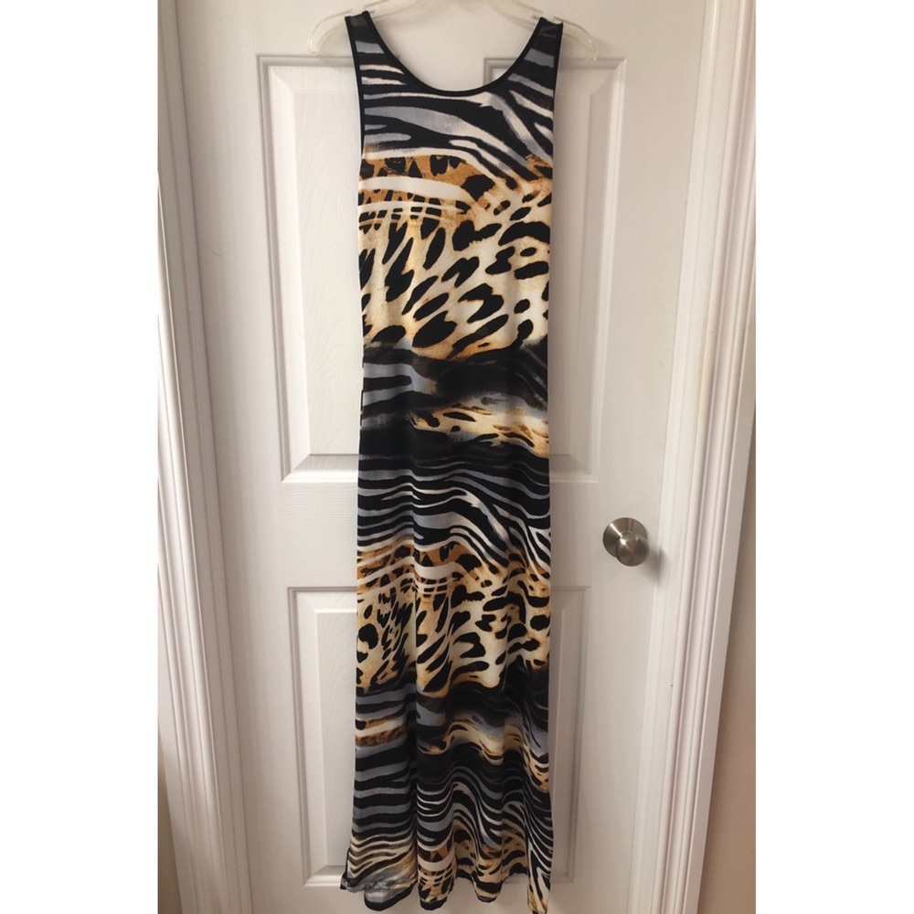 Animal Print Maxi Dress